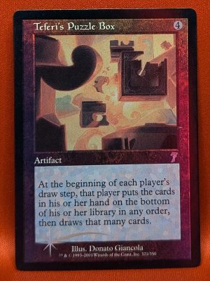 FOIL Teferi's Puzzle Box from 7th Edition MTG Proxy