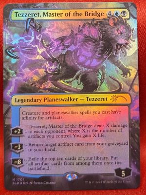 FOIL Tezzeret, Master of the Bridge from Secret Lair Drop Series MTG Proxy