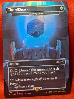 FOIL Doubling Cube (The Allspark) from Secret Lair Drop MTG Proxy