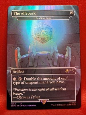 FOIL Doubling Cube (The Allspark) from Secret Lair Drop Magic the Gathering Proxy