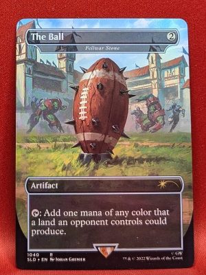 FOIL Fellwar Stone (The Ball) Borderless from Secret Lair Drop Series Magic the Gathering Proxy