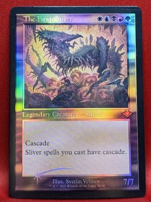 FOIL The First Sliver (Retro Frame) from Modern Horizons Magic the Gathering Proxy