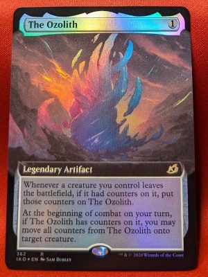 FOIL The Ozolith (Extended Art) from Ikoria: Lair of Behemoths MTG Proxy