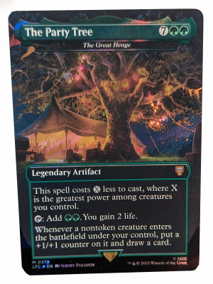 SURGE FOIL The Party Tree - The Great Henge from Universes Beyond: The Lord of the Rings: Tales of Middle-earth MTG Proxy