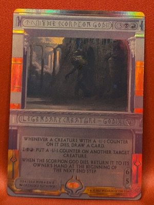 FOIL The Scorpion God from Amonkhet Invocations MTG Proxy