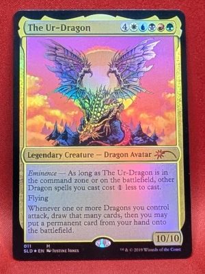 FOIL The Ur-Dragon from Secret Lair Drop Magic the Gathering Proxy