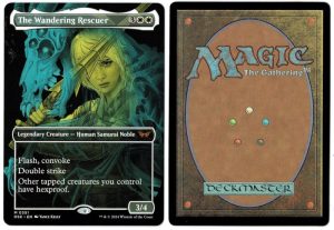 The Wandering Rescuer (Showcase) from Duskmourn: House of Horror Magic the Gathering Proxy