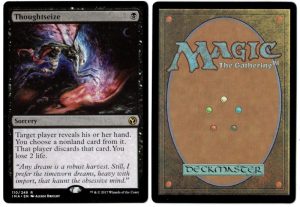 Thoughtseize from Iconic Masters Magic the Gathering Proxy