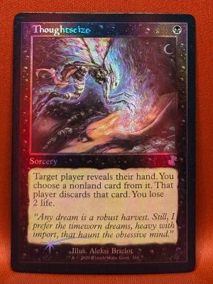 FOIL Thoughtseize from Time Spiral: remastered MTG Proxy