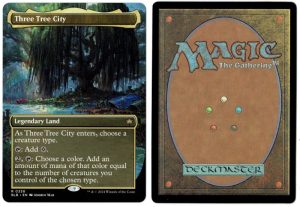 Three Tree City (Borderless)(338) from Bloomburrow Proxy