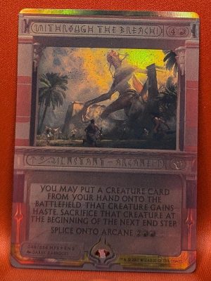 FOIL Through the Breach from Amonkhet Invocations MTG Proxy