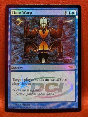 FOIL Time Warp from Judge Promo MTG Proxy