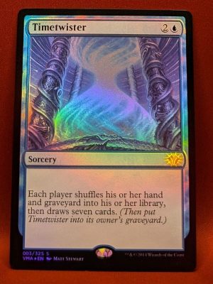 FOIL Timetwister from Vintage Masters MTG Proxy