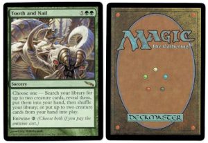 Tooth and Nail from Miroddin MTG Proxy