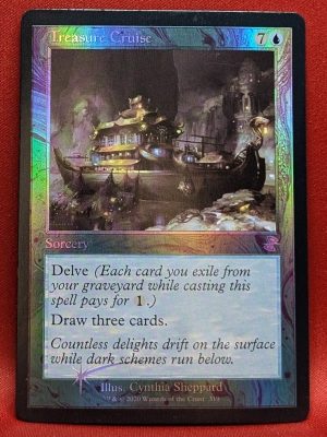 FOIL Treasure Cruise from Time Spiral: Remastered Magic the Gathering Proxy