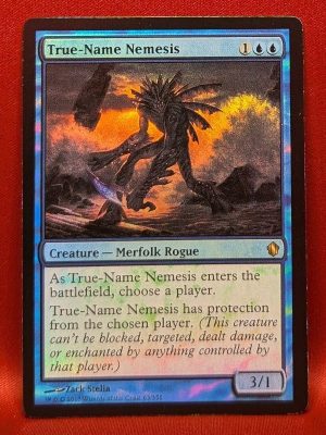 FOIL True-Name Nemesis from Commander 2013 MTG Proxy