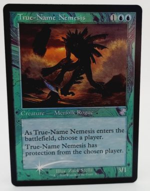 FOIL True-Name Nemesis from Time Spiral: Remastered MTG Proxy