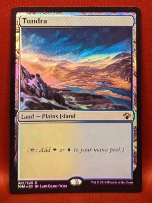 FOIL Tundra from Vintage Masters MTG Proxy