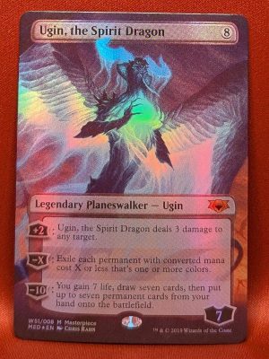 FOIL Ugin, the Spirit Dragon from War of the Spark: Mythic Edition MTG Proxy