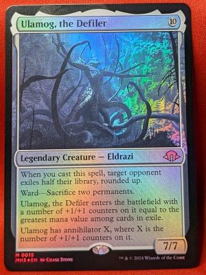 FOIL Ulamog, the Defiler from Modern Horizons 3 MTG Proxy