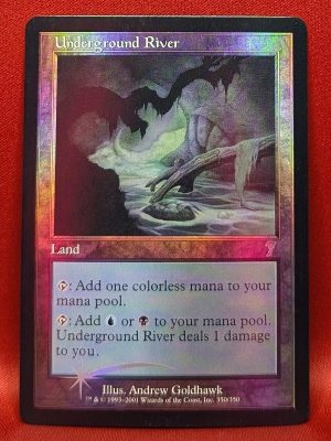 FOIL Underground River from 7th Edition MTG Proxy