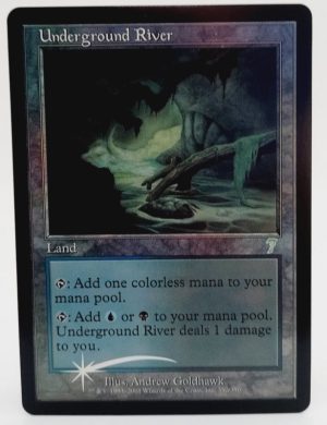 FOIL Underground River from 7th Edition MTG Proxy