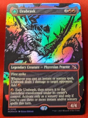 FOIL Urabrask (Showcase) from March of the Machine MTG Proxy