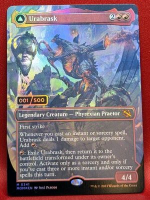 FOIL Urabrask (Serial Numbered) from March of the Machine Magic the Gathering Proxy