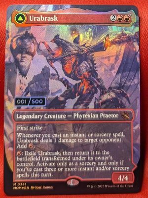 FOIL Urabrask (Serial Numbered) from March of the Machine MTG Proxy