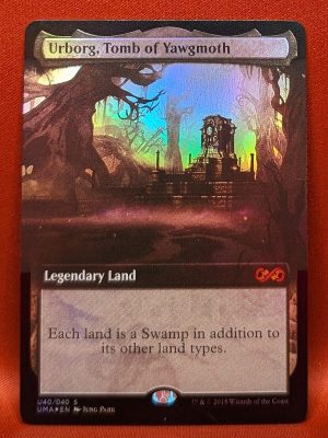 FOIL Urborg, Tomb of Yawgmoth from Ultimate Masters Box Topper MTG Proxy