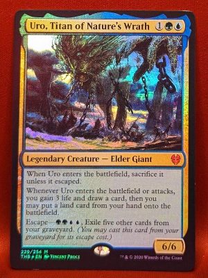 FOIL Uro, Titan of Nature’s Wrath from Theros Beyond Death MTG Proxy