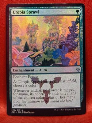 FOIL Utopia Sprawl from Masters 25 MTG Proxy