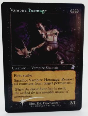 FOIL Vampire Hexmage from Time Spiral: Remastered MTG Proxy