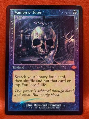 FOIL Vampiric Tutor (Retro Frame) from Dominaria Remastered MTG Proxy