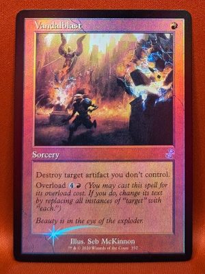 FOIL Vandalblast from Time Spiral: Remastered MTG Proxy