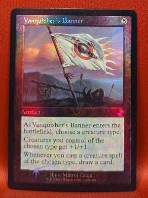 FOIL Vanquisher's Banner from Time Spiral: Remastered MTG Proxy