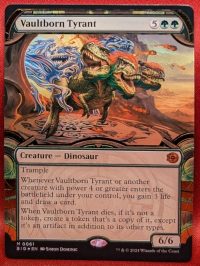 vaultborn tyrant raised foil