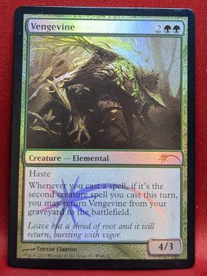 FOIL Vengevine from WMCQ Promo Cards Magic the Gathering Proxy