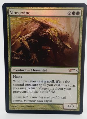 FOIL Vengevine from WMCQ Promo Cards MTG Proxy