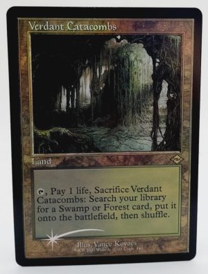 FOIL Verdant Catacombs (Retro Frame) from Modern Horizons 2 MTG Proxy