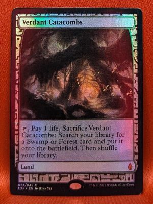 FOIL Verdant Catacombs from Zendikar Expedition MTG Proxy