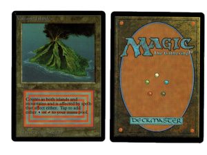 Volcanic Island from Beta MTG Proxy