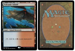 Volcanic Island from Vintage Masters Magic the Gathering Proxy