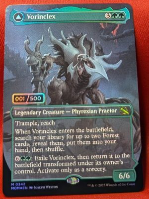 FOIL Vorinclex (Serial Numbered) from March of the Machine MTG Proxy