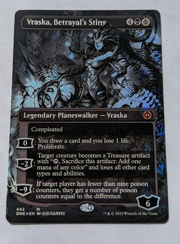 FOIL Vraska, Betrayal’s Sting (Borderless) From Phyrexia: All Will Be ...