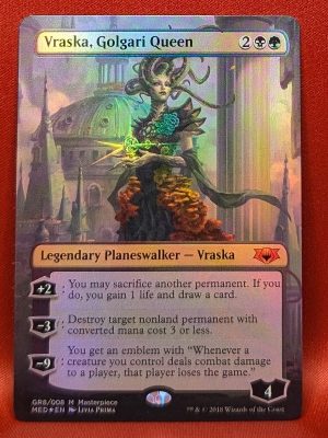 FOIL Vraska, Golgari Queen from Guilds of Ravnica: Mythic Edition MTG Proxy