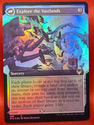 FOIL Wandering Archaic (Extended Art) from Strixhaven: School of Mages MTG Proxy