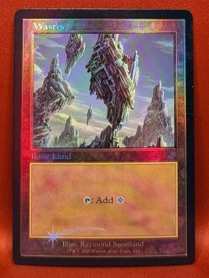 FOIL Wastes from Time Spiral: Remastered Magic the Gathering Proxy