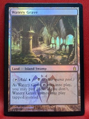 FOIL Watery Grave from Ravnica: City of Guilds Magic the Gathering Proxy