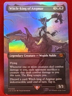 FOIL Witch King of Angmar from Universes Beyond: The Lord of the Rings: Tales of Middle-earth Magic the Gathering Proxy